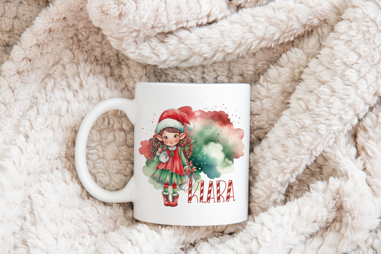 Praznična skodelica "mali Škratinja" + ime