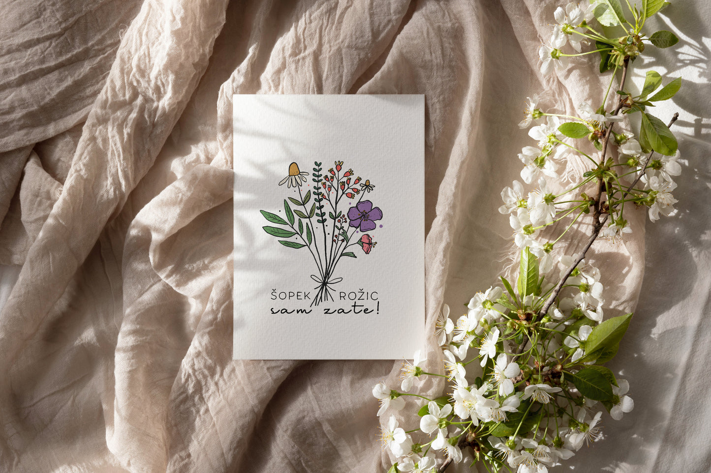 A bouquet of flowers