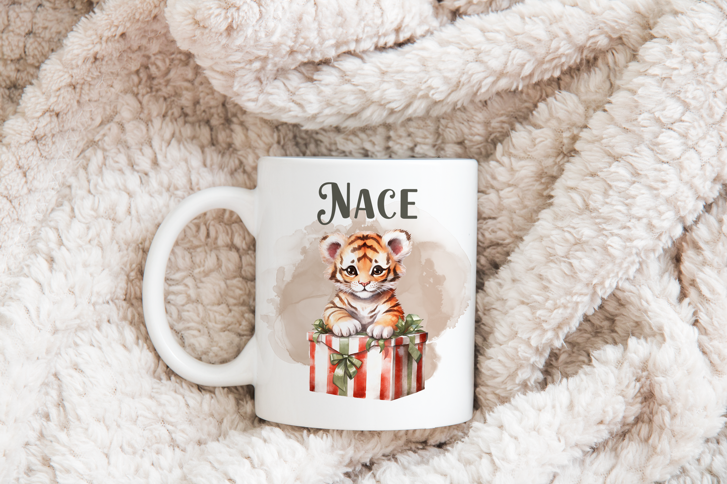 Prazničen tigerček + ime