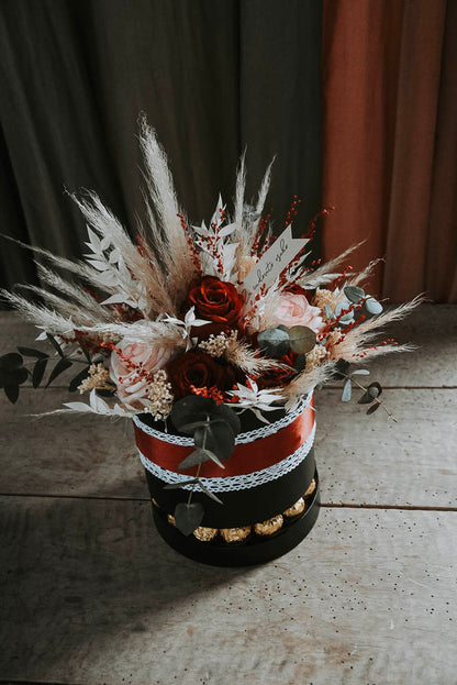 SWEET BOX "Flowers and chocolate"