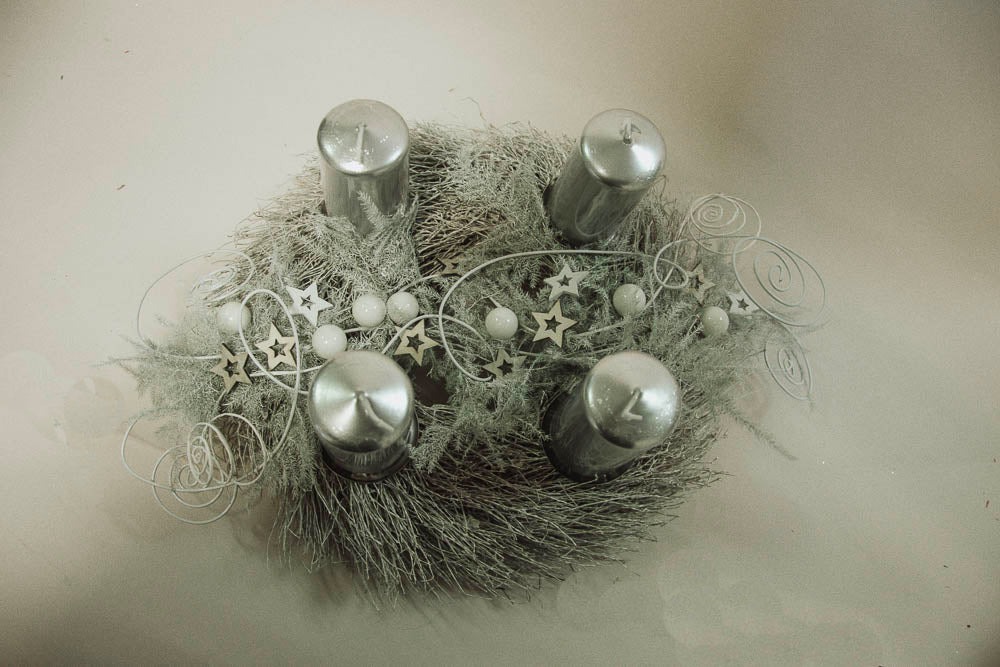 ADVENTSKRANZ „Silberblick“