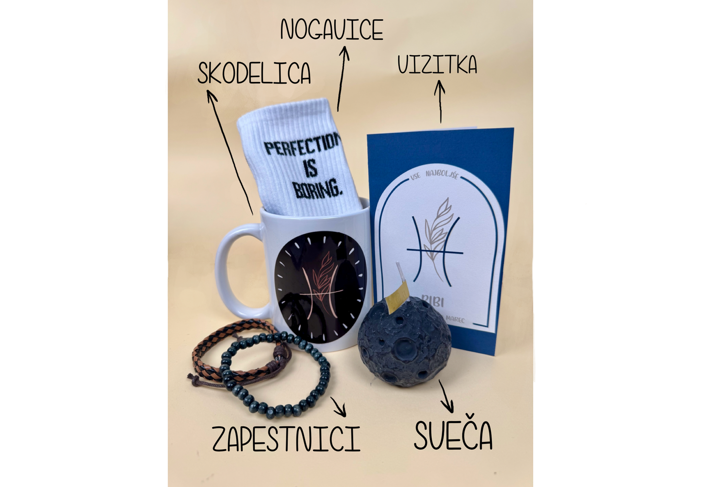 Zodiakalni astro rojstnodnevni paket za moške