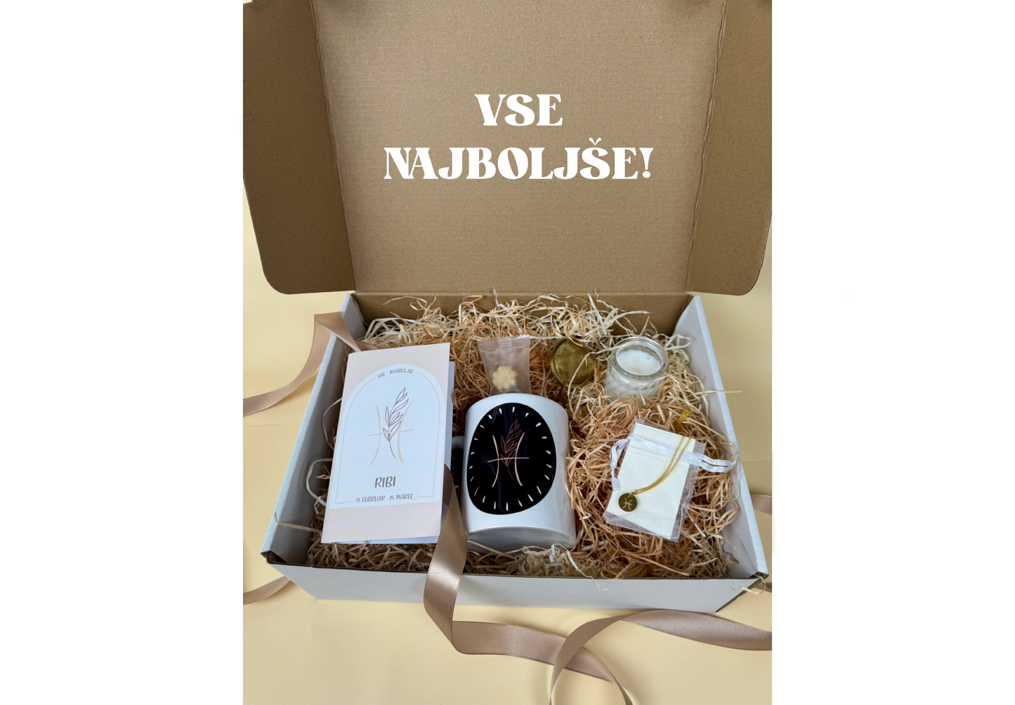 Zodiakalni astro rojstnodnevni paket za ženske