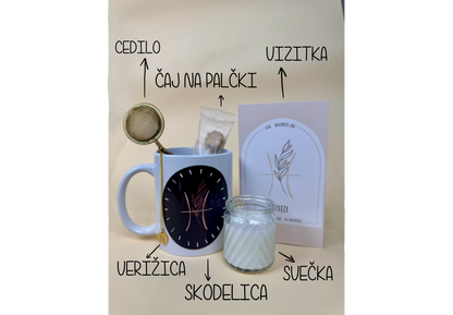 Zodiakalni astro rojstnodnevni paket za ženske