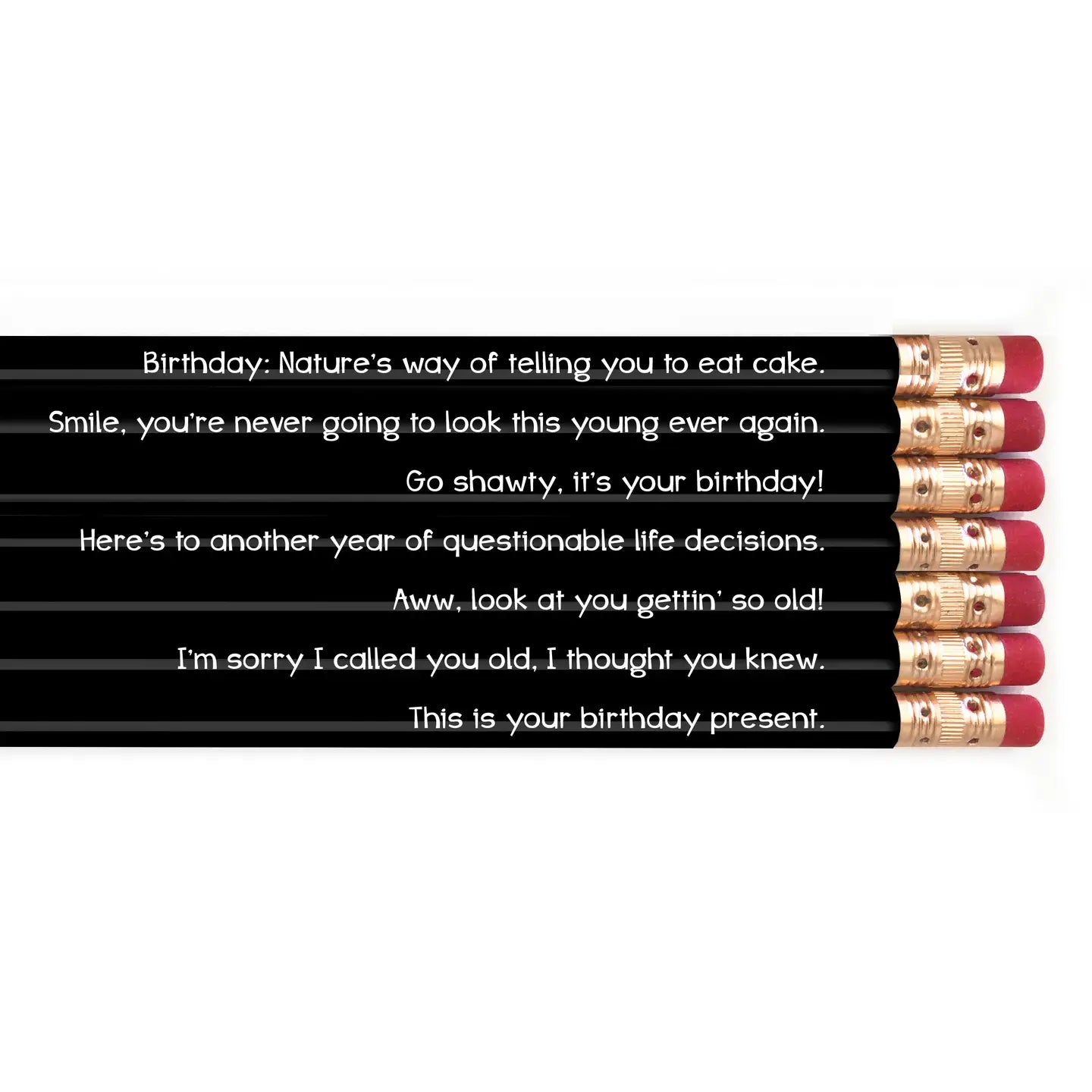 Motivacijski svinčniki – Happy birthday (set 7)