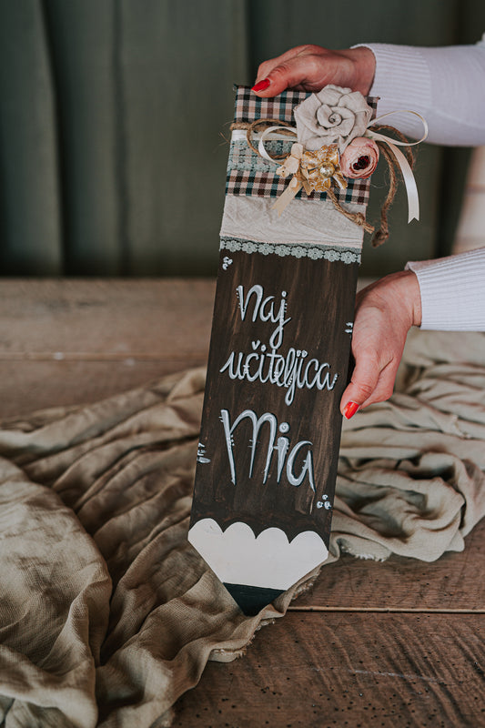 SLIKA SVINČNIK ZA NAJ » učiteljico/učitelja ali vzgojitelja/vzgojiteljico«