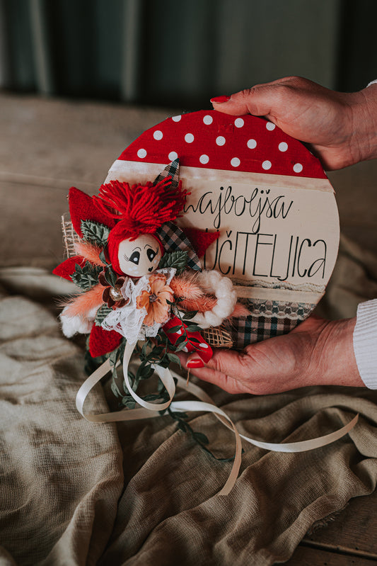 UNIKATNA SLIKA "Najboljša učiteljica ali vzgojiteljica"