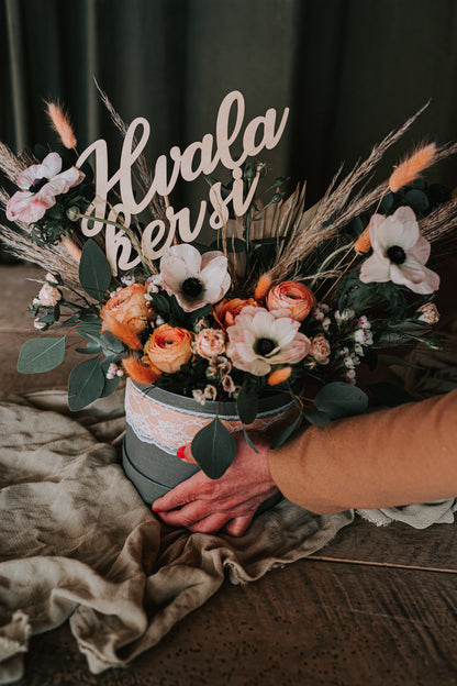 BOX MIT BLUME „Danke, dass es dich gibt.“