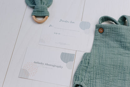 ROMPER, ROMPER IN DARILNI BON ZA FOTOGRAFIRANJE NOVOROJENČKA