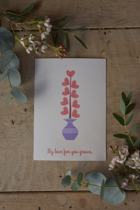 MY LOVE FOR YOU GROWS