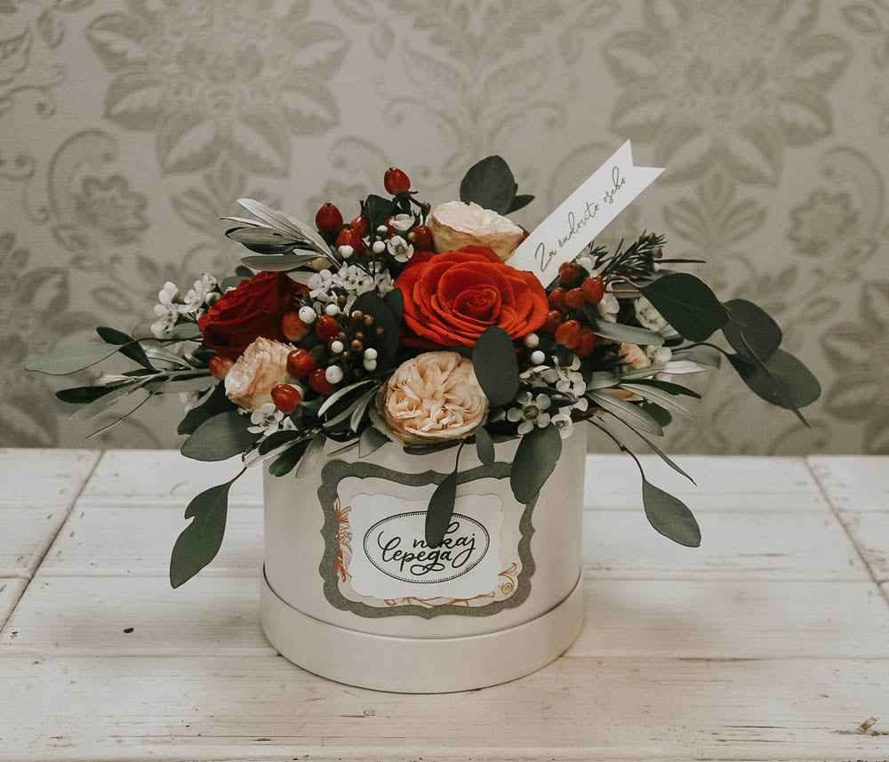 BOX OF ROSES "Love of my life"