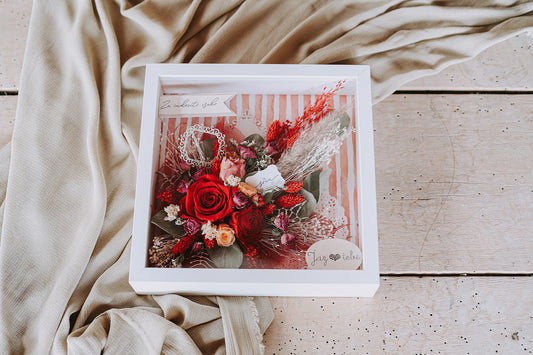 RAHMEN ICH LIEBE DICH "Wenn Blumen sprechen"