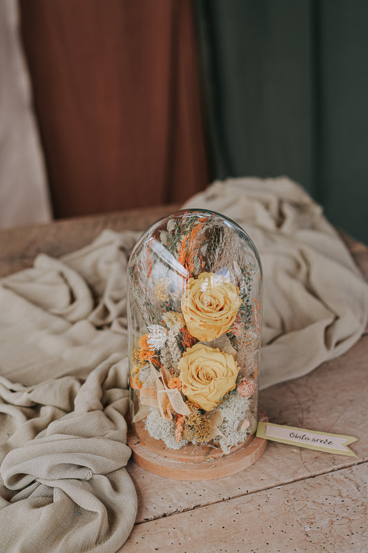 CVETLIČNA PRAVLJICA POD STEKLENO KUPOLO Large