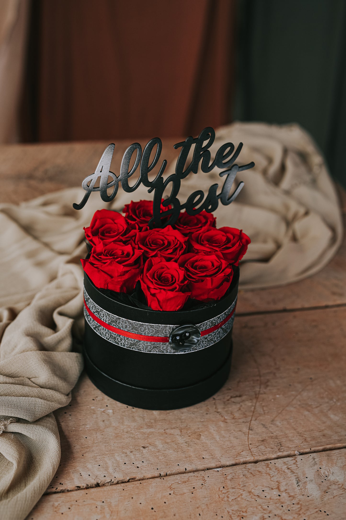 BOX OF ROSES "All the Best"