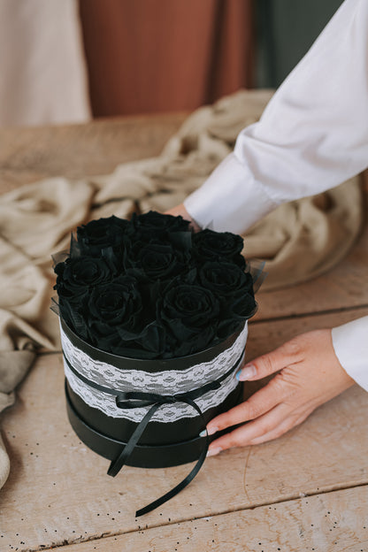 BOX OF ROSES "Well done, you did it!"